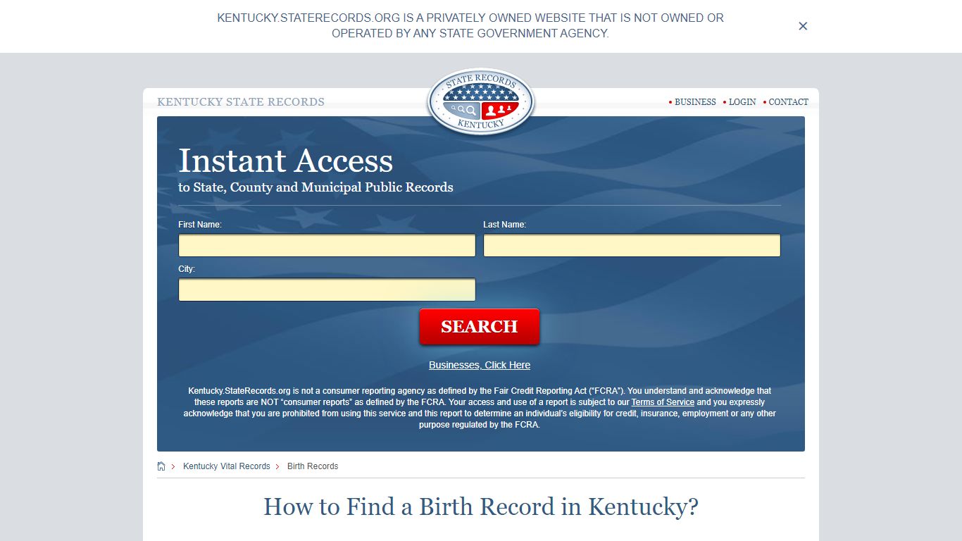 How to Find a Birth Record in Kentucky? - State Records